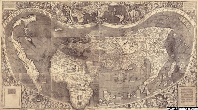

Le planisphère de Waldseemuller   1507