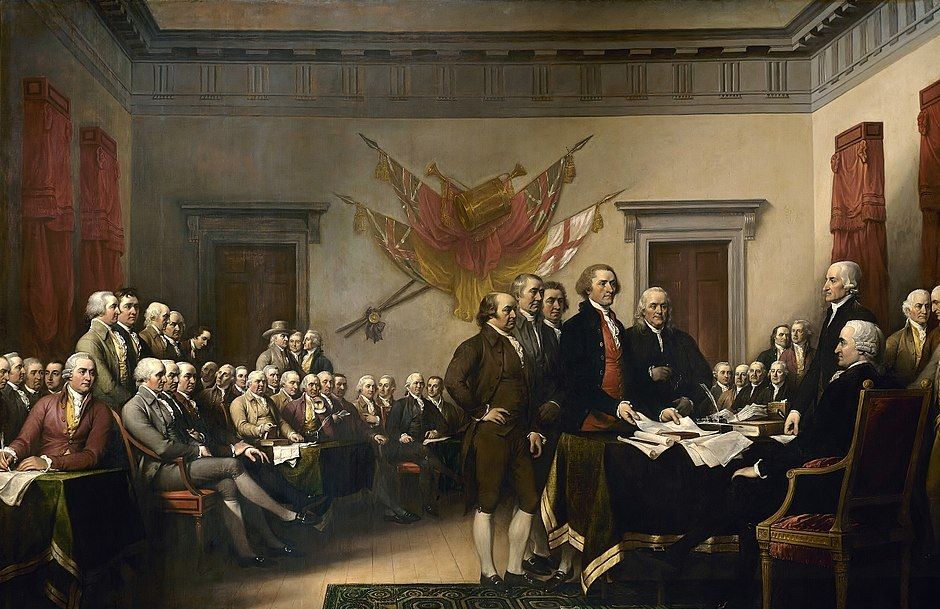 
La Déclaration d’indépendance des Etats-Unis d'Amérique, le 4 juillet 1776